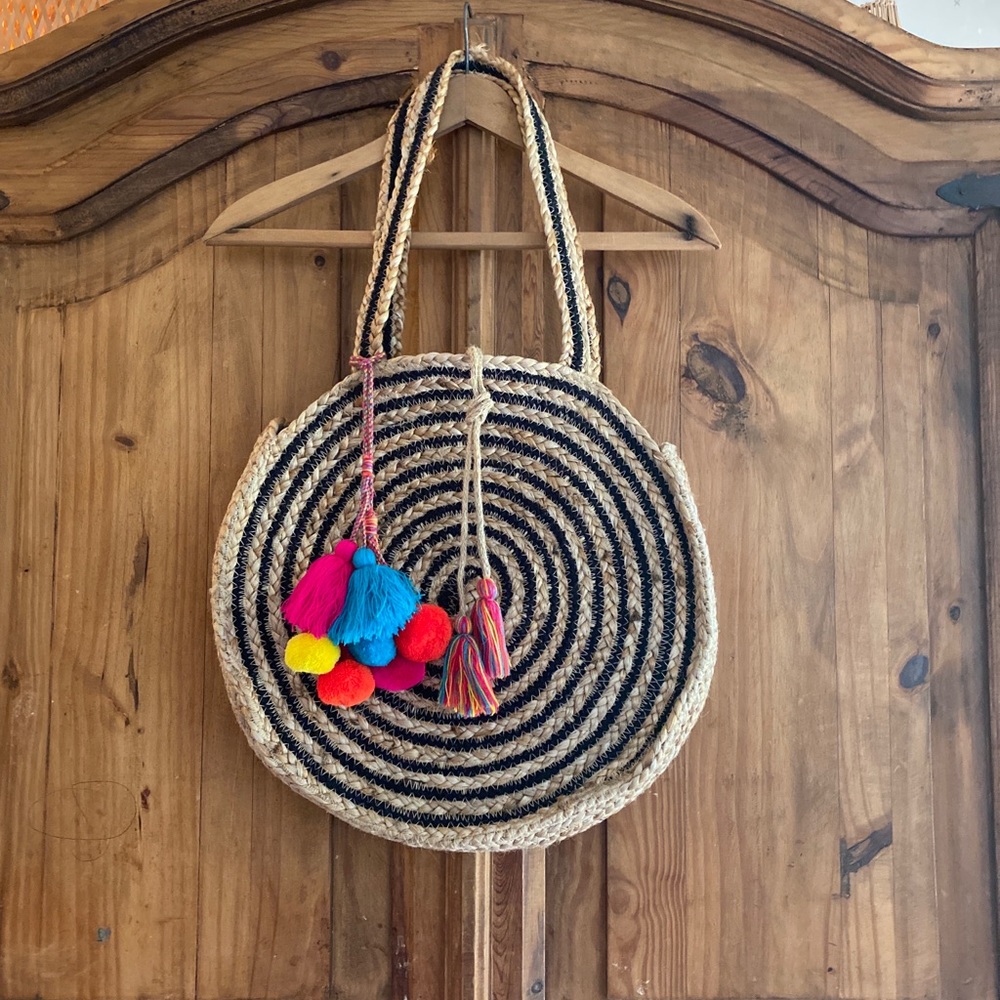 Boho Jute shoulder bag